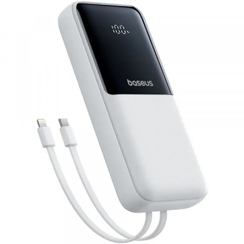Батарея універсальна Baseus Lipow 20000mAh 22,5W PD, QC/3.0, White (P10079102213-00) - фото 2