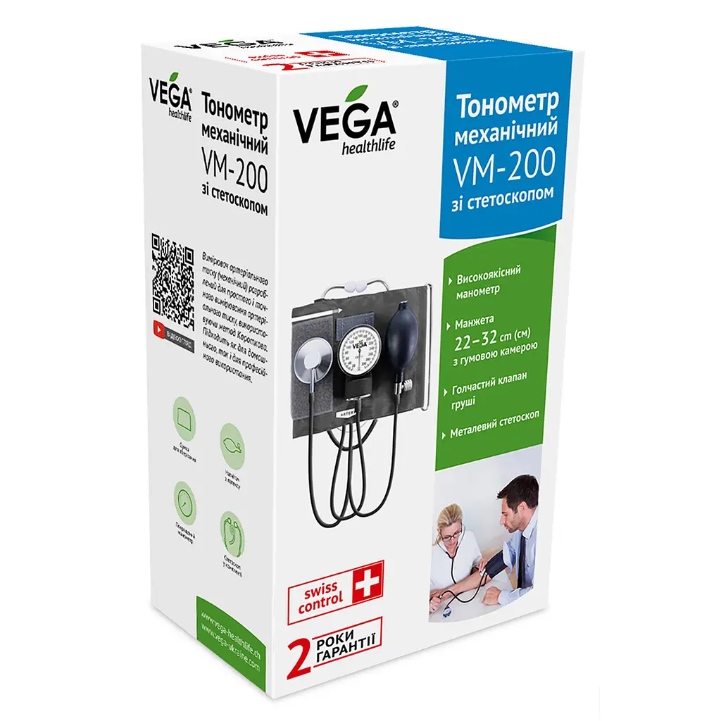 Механічний тонометр Vega VМ-200 - фото 6