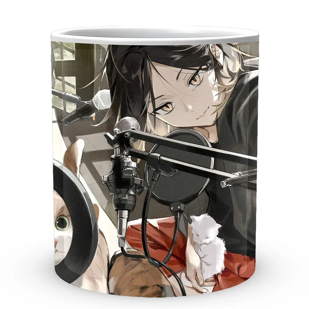 Кухоль GeekLand Haikyu!! Волейбол Кенма HK 001.21 330 мл білий - фото 2