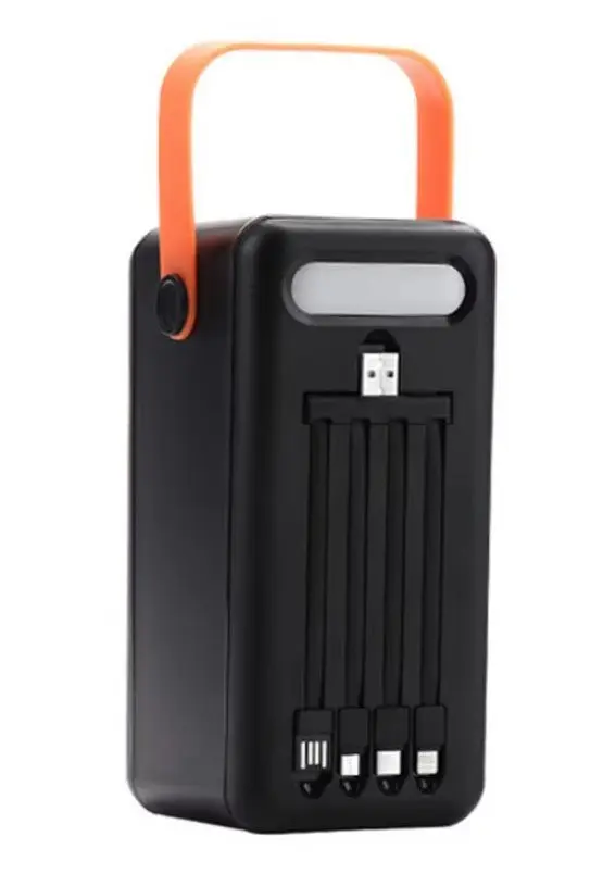 Повербанк No Brand Tugii Y108 Power Bank 80000 мАг Чорний (2104619077) - фото 3