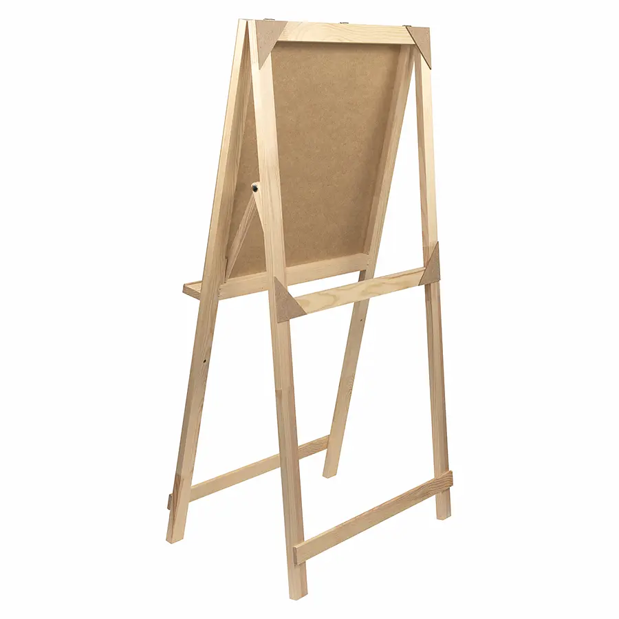 Мольберт стационарный Rosa Хлопушка односторонняя сосна 60×85×115см мак высота полотна 53см В УПАКОВКЕ - фото 5