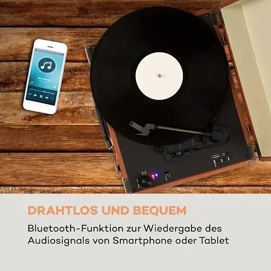 Проигрыватель винила Auna Jerry Lee BT (10032869) - фото 3