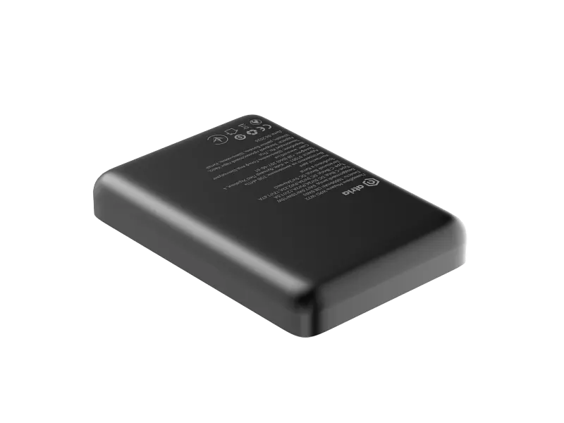Зовнішній акумулятор (Power Bank) ATRIA WPD-W72B 10000mAh Black - фото 4