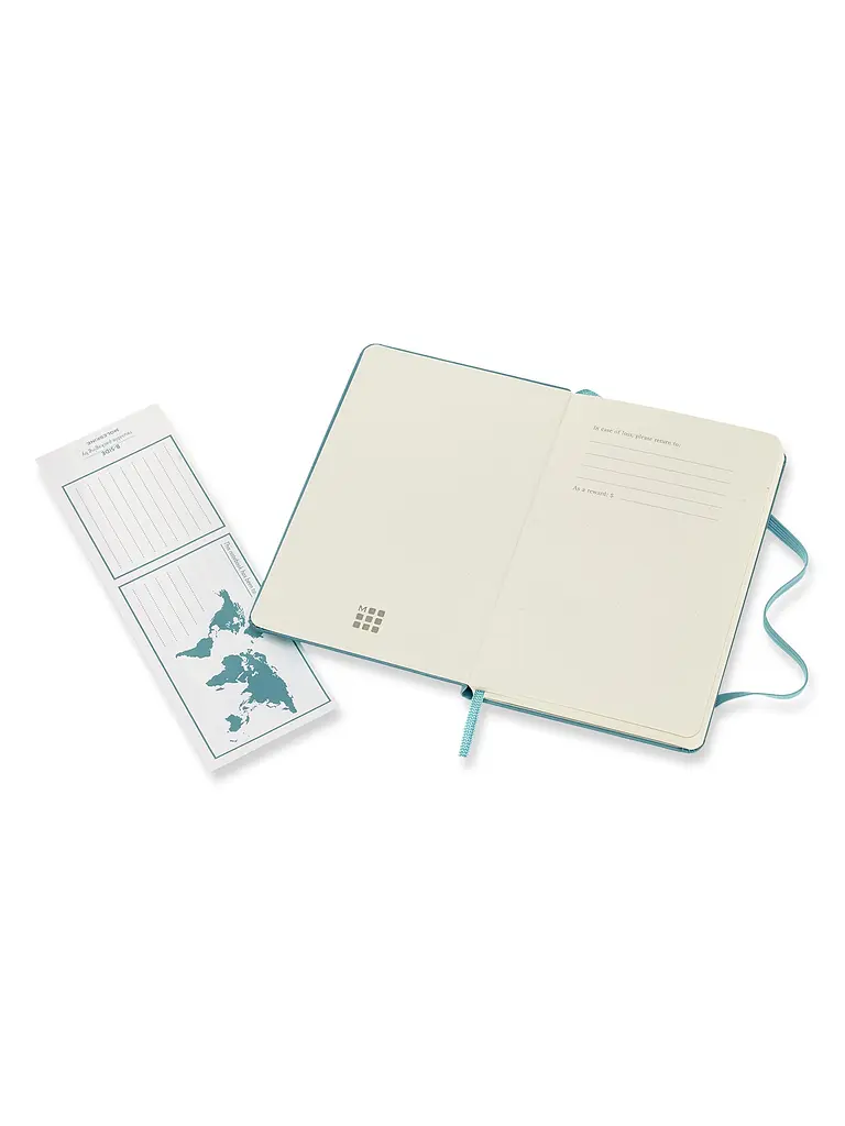 Записник Moleskine Classic кишеньковий, Нелінований Океанський Синій (QP012B35) - фото 3
