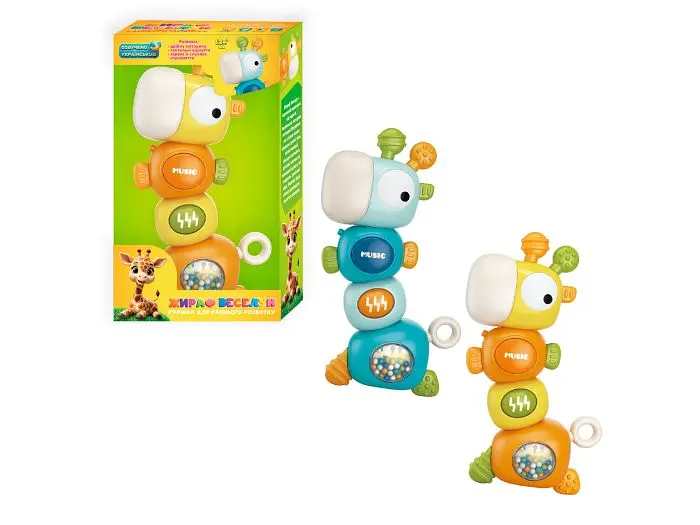 Розвиваюча музична іграшка Жираф веселун, WToys