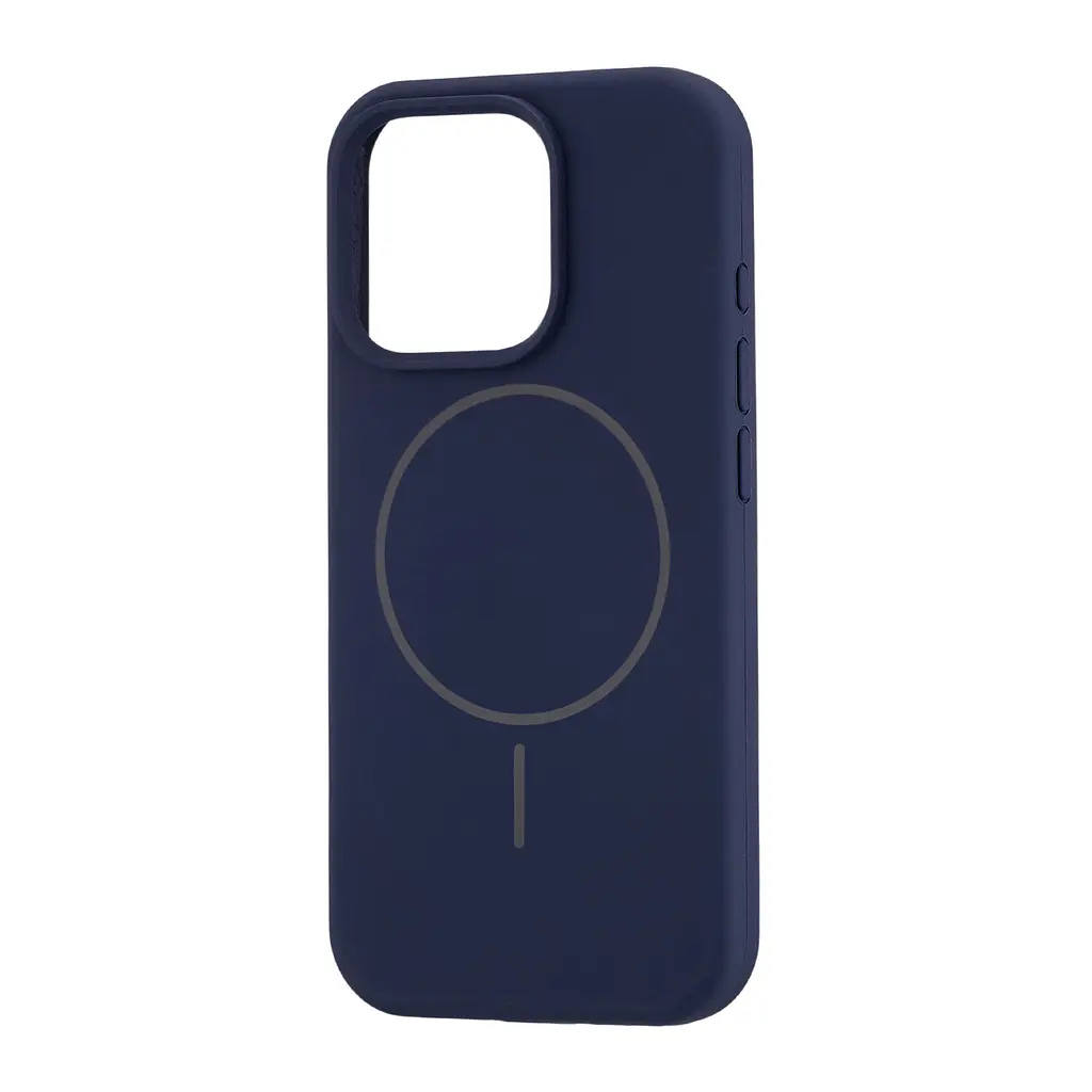 Чохол Silicone Case Full Cover with MagSafe iPhone 16 Pro Blue