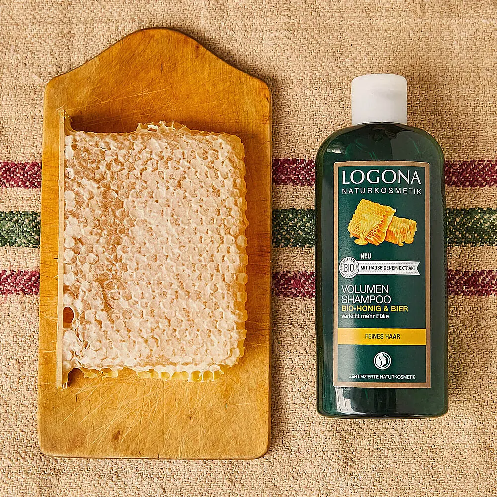 БИО-Шампунь для объема Мед и Пиво Logona 250 мл - фото 2