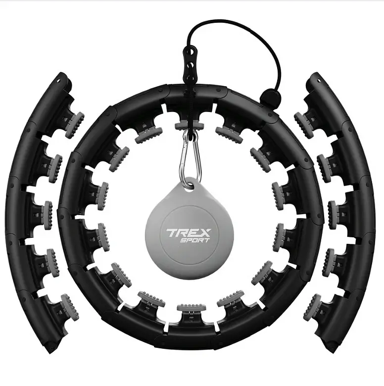 Хулахуп Trex Sport TX-010CHH масажний з обважнювачем чорний