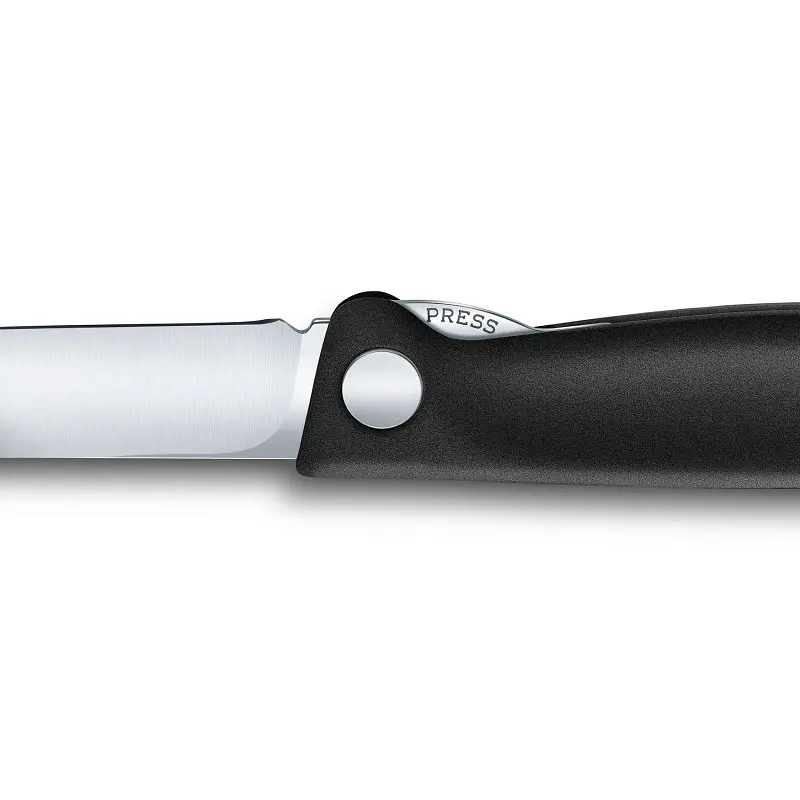 Кухонний ніж Victorinox SwissClassic Foldable Paring лезо 11см з чорн. ручкою (блістер) - фото 4