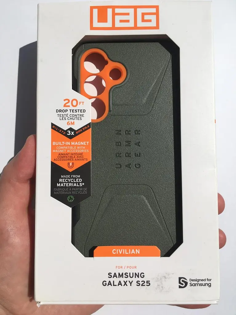 Чохол протиударний UAG Civilian MagSafe для Samsung Galaxy S25 (S931) Olive 214475117297 - фото 2