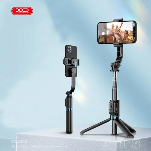 Монопод XO SS13 Bluetooth Selfie Stick for Tripods 106см Чорний - фото 8