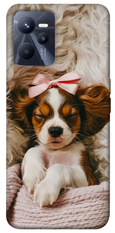 TPU чохол Demsky Sleepy spaniel для Realme C35