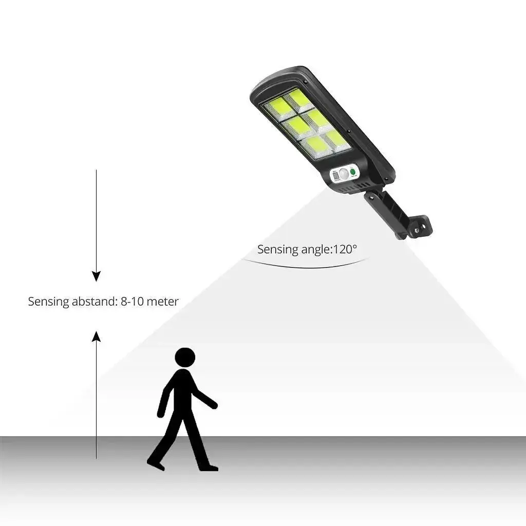 Вуличний ліхтар на стовп solar street light BL BK120-6COB - фото 6