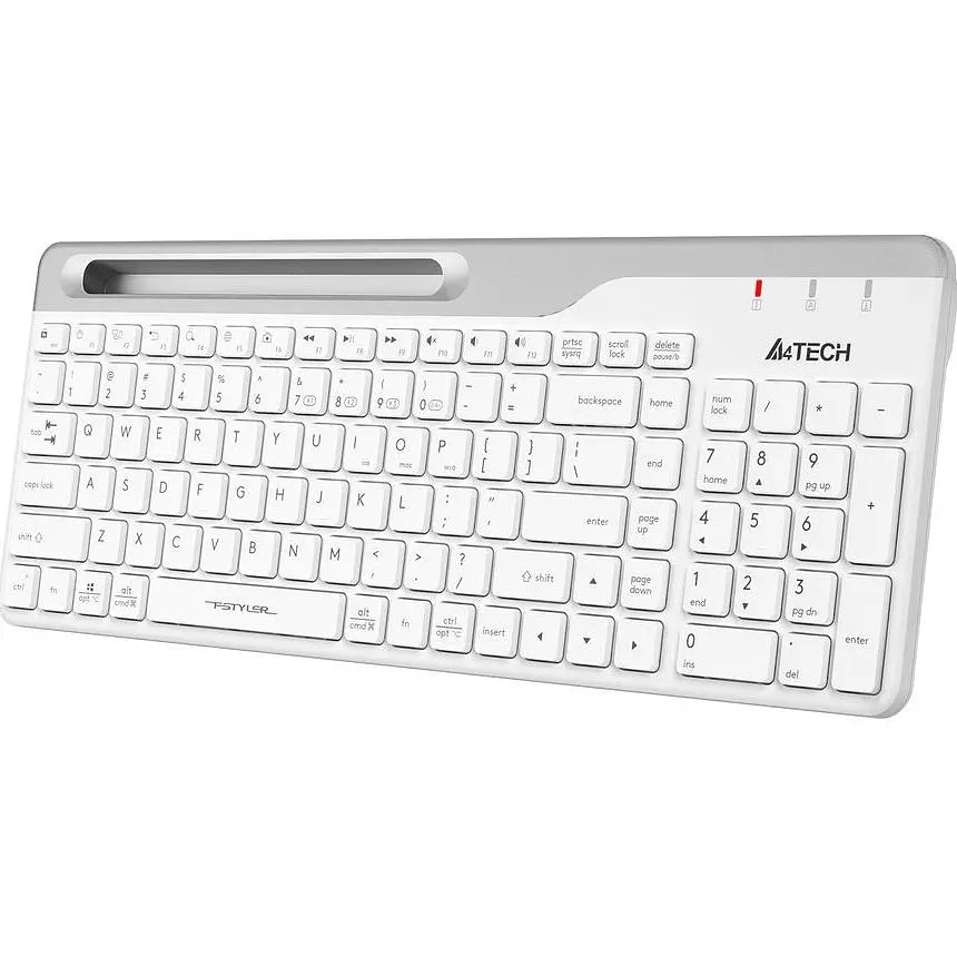 Клавіатура A4Tech Fstyler FBK25 White [114618] - фото 2