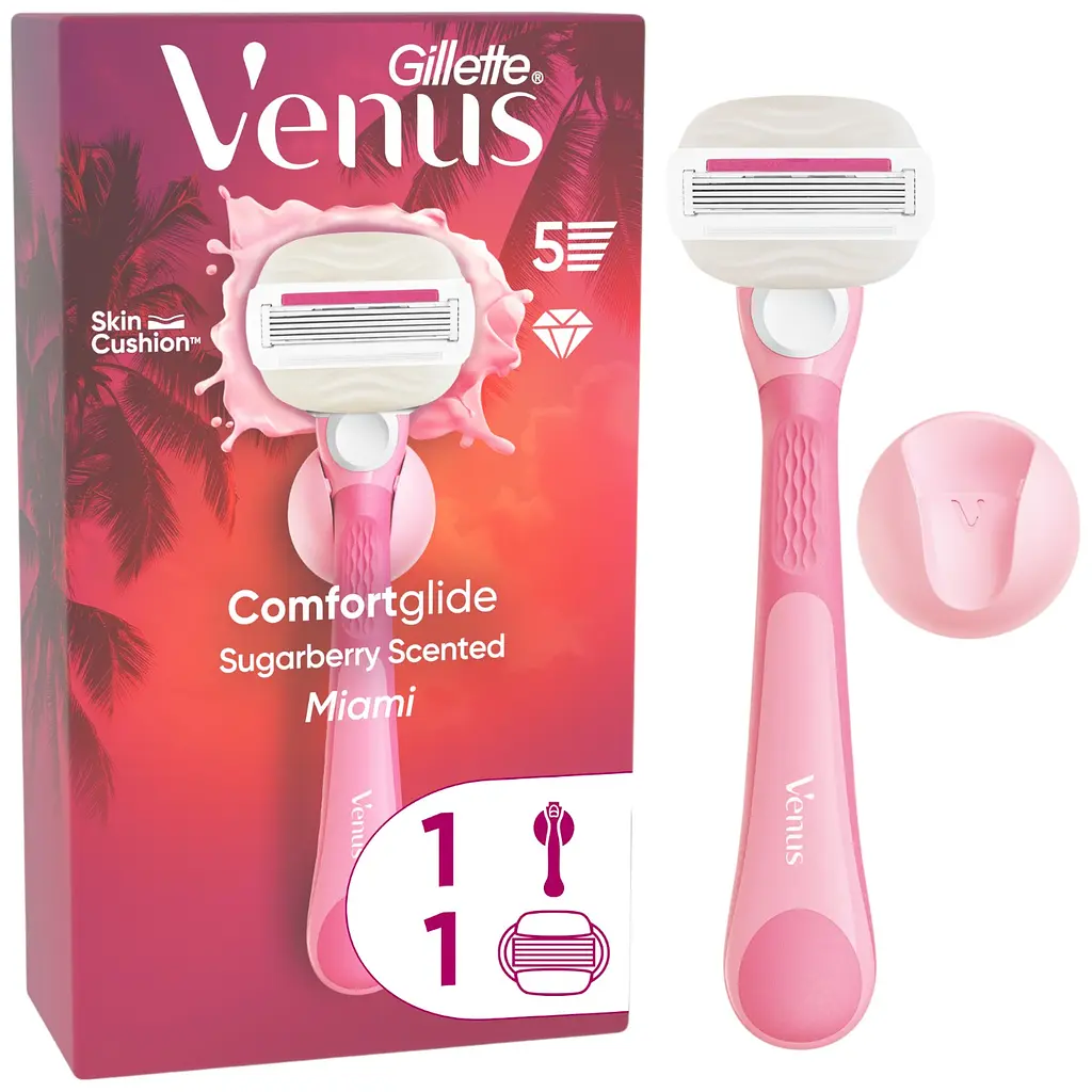Уцінка. Станок для гоління Gillette Venus Pro Comfortglide Sugarberry Scented Miami жіночий 1 шт.