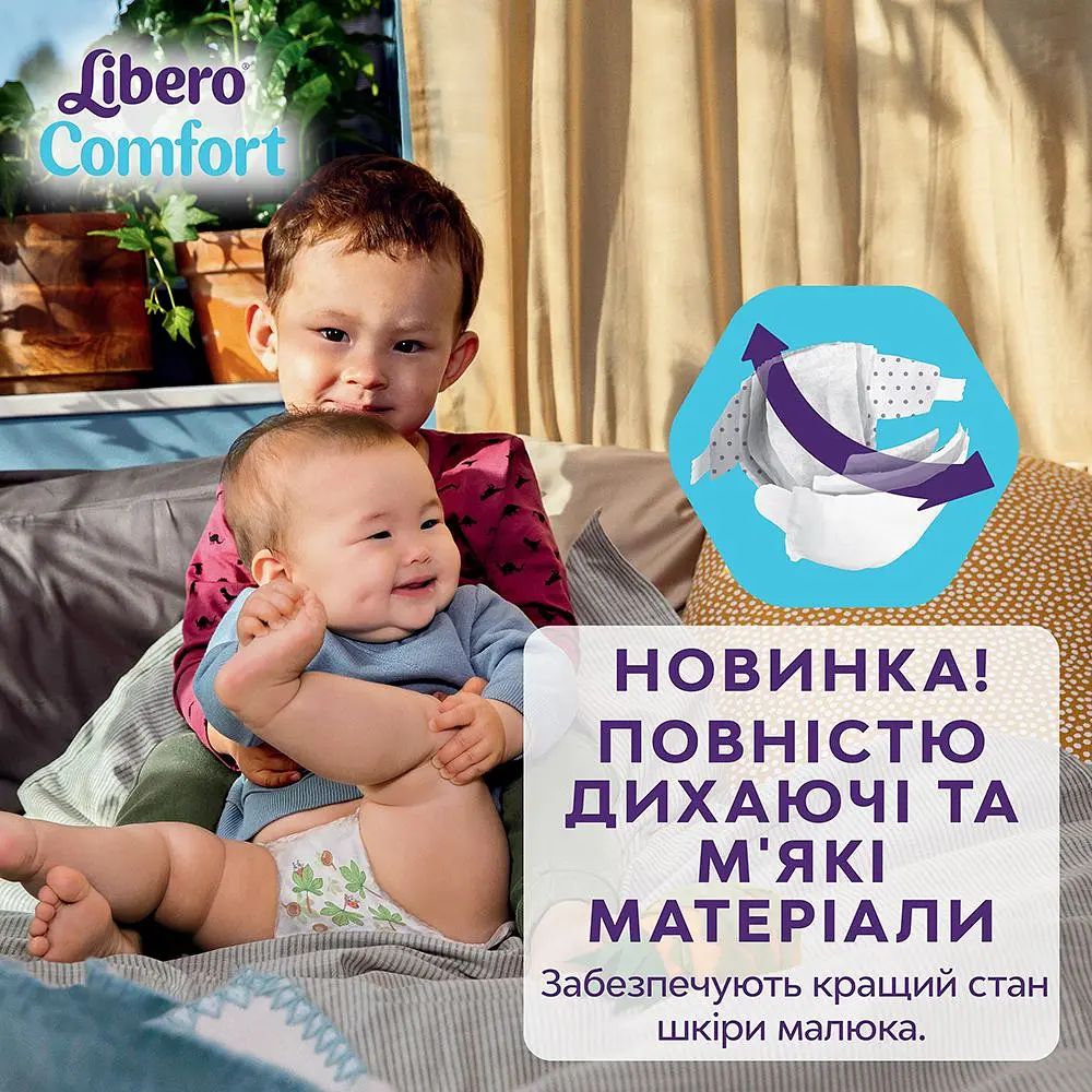 Підгузки Libero Comfort 6 (13-20 кг), 42 шт. (84021) - фото 3