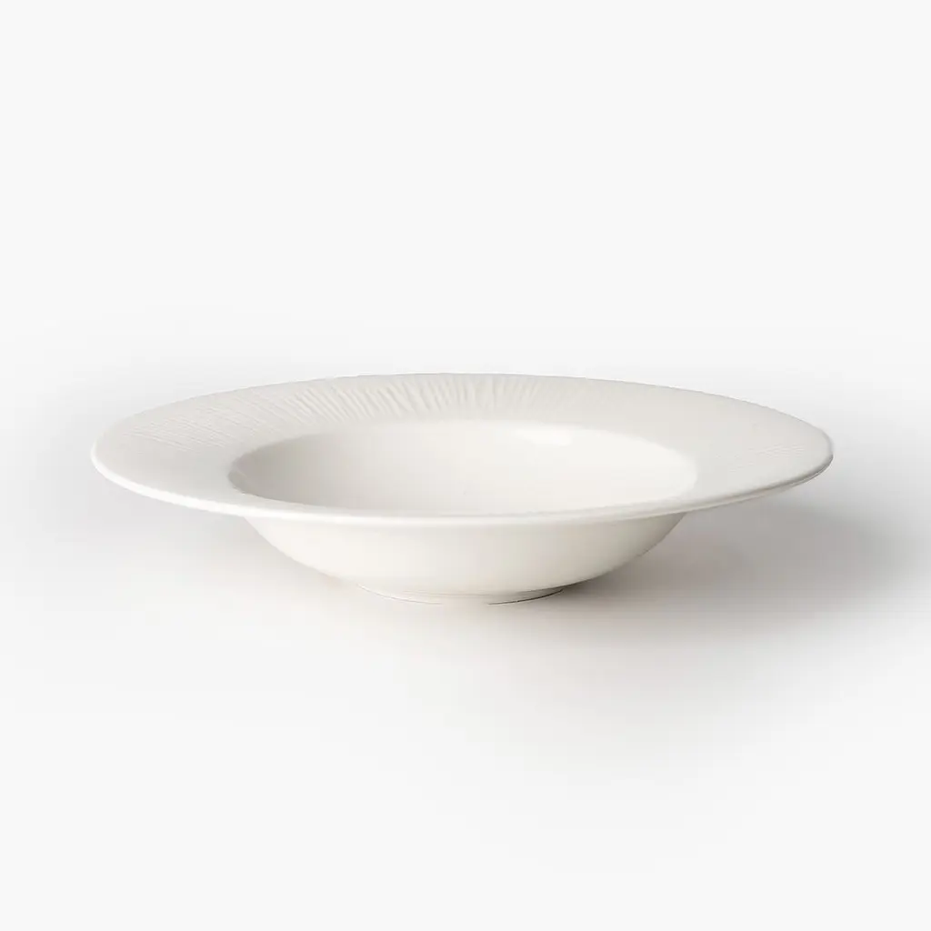 Тарелка глубокая МВМ My Home Луч 25.4 см белая (KP-137 WHITE) - фото 2