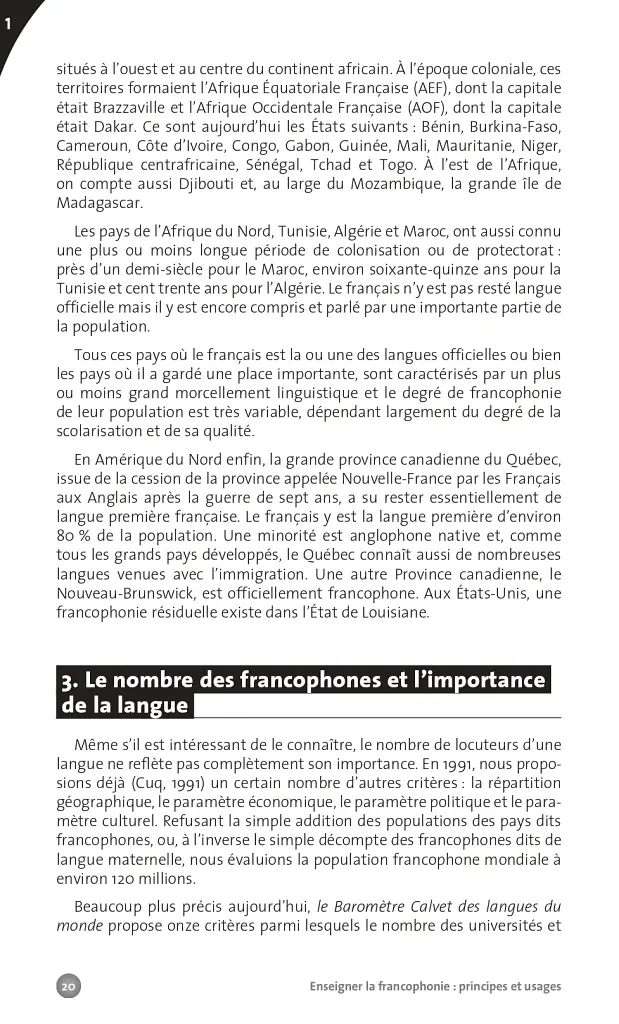 Collection F. Enseigner la francophonie : principes et usages - фото 12