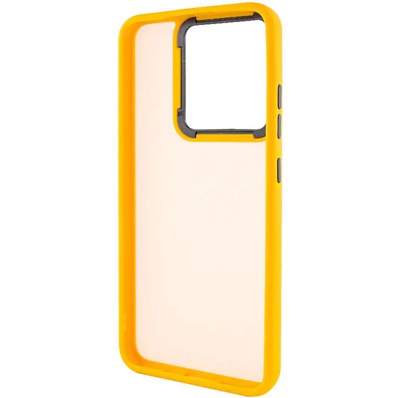 Чехол TPU+PC Lyon Frosted для Xiaomi Redmi 12C Orange - фото 3