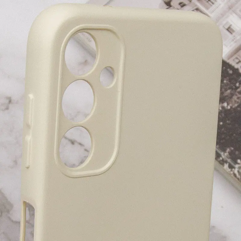 Чехол Silicone Cover Lakshmi Full Camera (A) для Samsung Galaxy M34 5G Песочный / Sand - фото 5