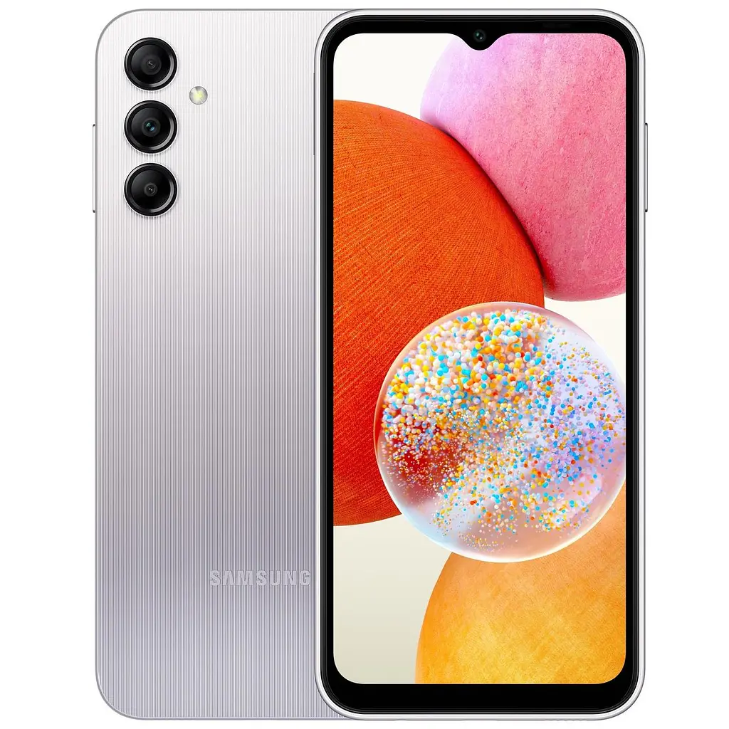 Смартфон Samsung Galaxy A14 4/64Gb Silver (SM-A145FZSU)