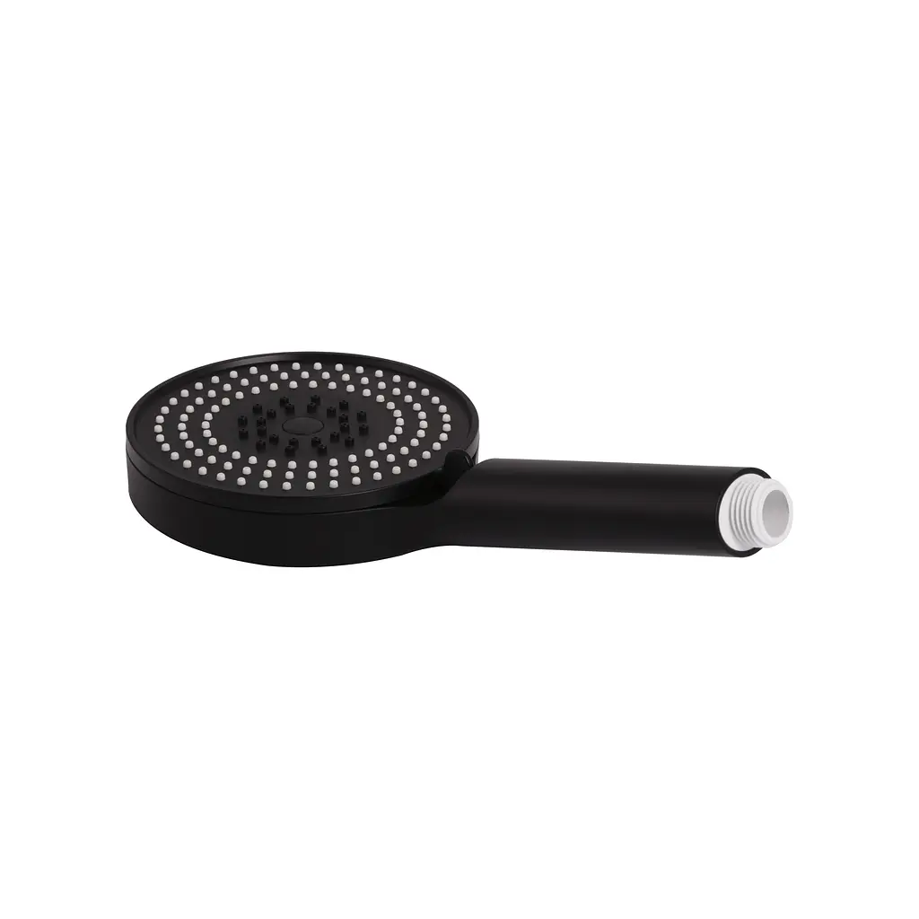 Ручний душ Qtap Rucni D 130 мм круглий QTRUC125BLM45951 Black matt, Чорний матовий - фото 3