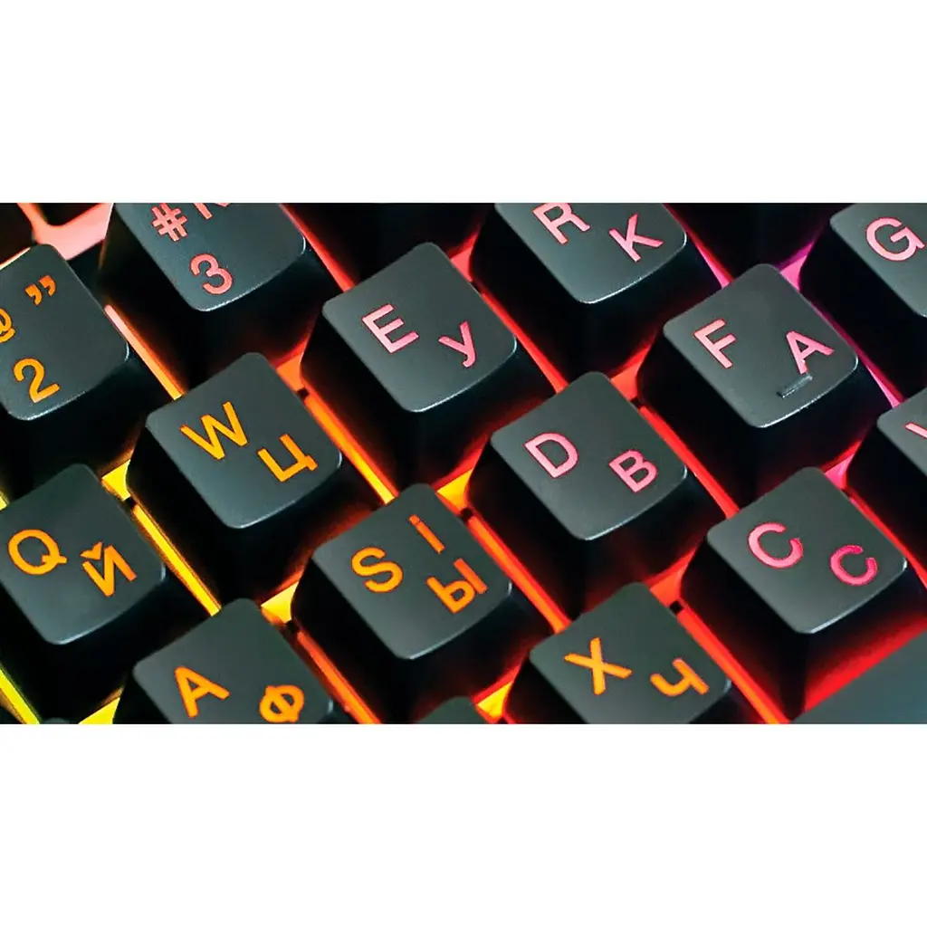 Клавіатура REAL-EL Gaming 8710 TKL Backlit Black (EL123100030) [128766] - фото 7