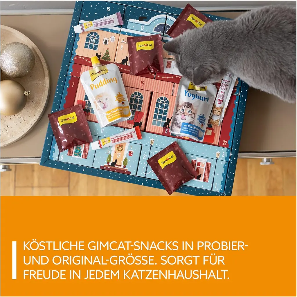 Адвент календарь GimCat Adventskalender 2024 для кошек 550 г - фото 7