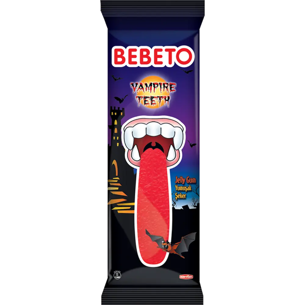 Зуби вампіра + Желейна мова Bebeto Vampire Teeth 25g