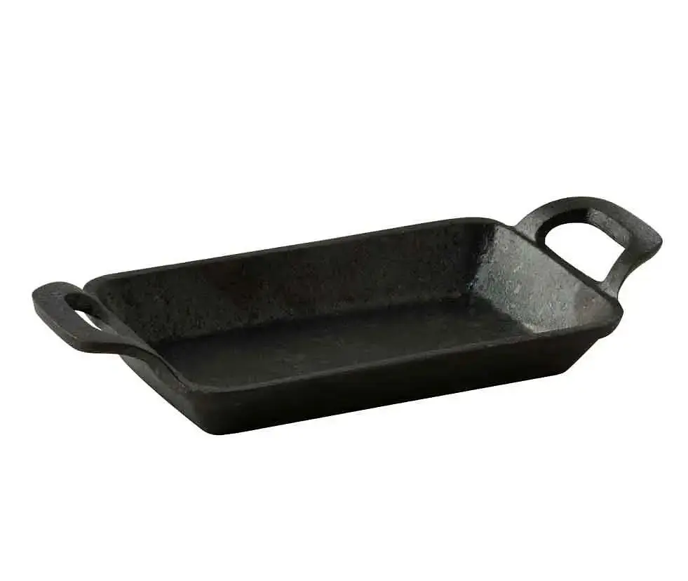 Чавунна мініформа з серверувальною дошкою MasterPro Cook & share 17х10 см прямокутна (BGMP-3807-4) - фото 4