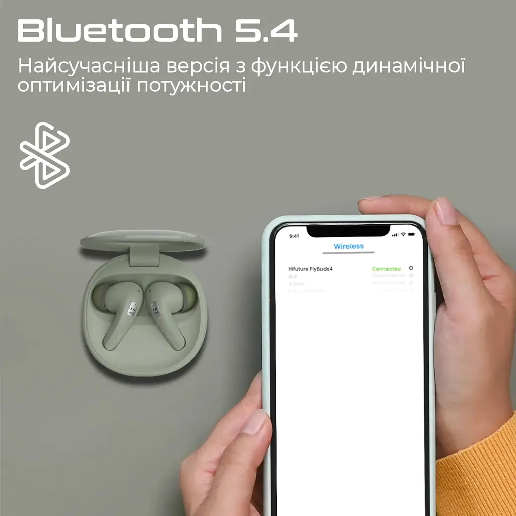 Навушники HiFuture FlyBuds4 Black (flybuds4.black) - фото 2