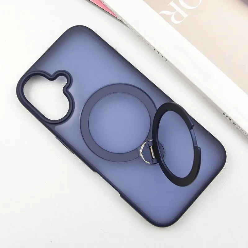 Чохол Ummi Colorful with MagSafe HQ Ring для Apple iPhone 16 (6.1) Dark Blue - фото 3