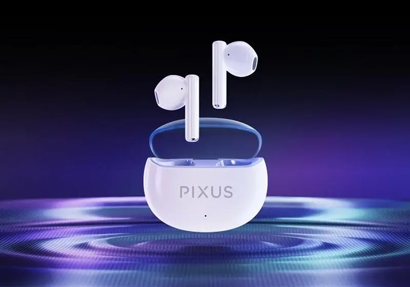 Бездротові навушники Pixus Spase, TWS, BT5.3, 80mAh, 480mAh, 6h, white UA UCRF - фото 8
