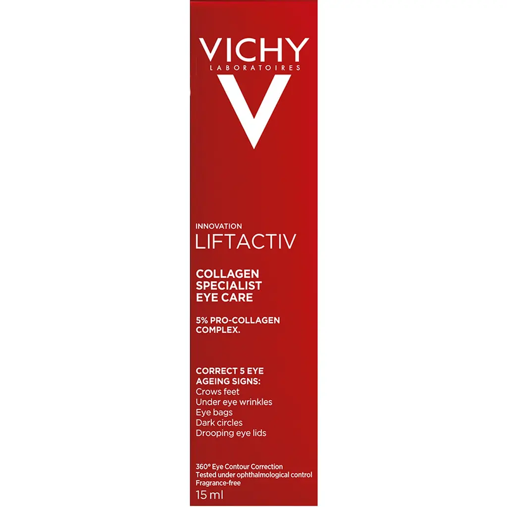 Антивозрастной крем Vichy Liftactiv Specialist Collagen для коррекции признаков старения кожи зоны вокруг глаз 15 мл - фото 4