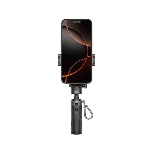 Монопод XO SS21 (LW) (with light) 4-in-1 Multi-function Mini Bluetooth Selfie Stick Чорний