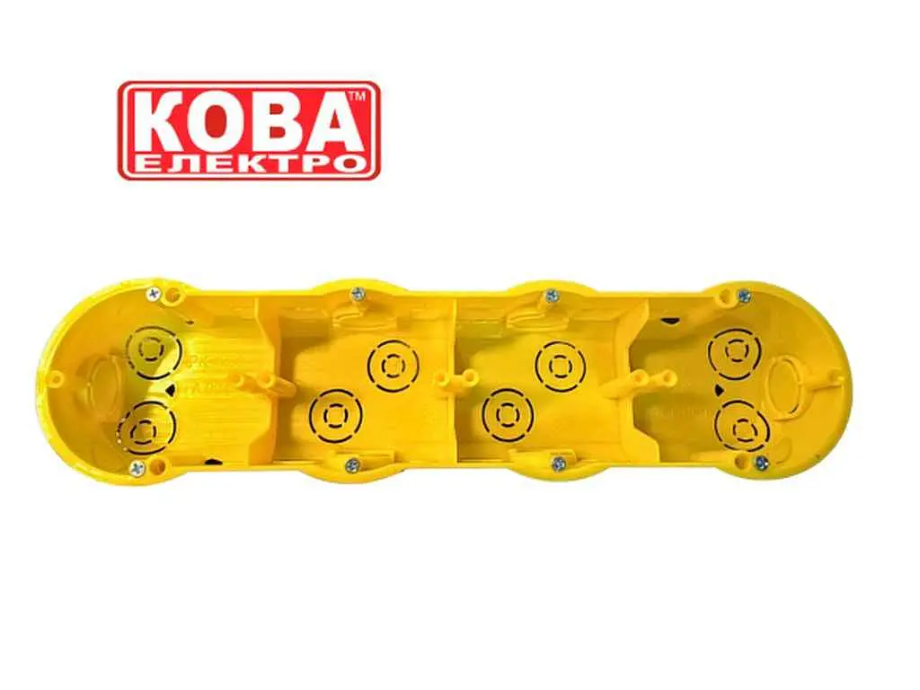 Коробка установча КОВА 60мм х 60мм РК-4*60 (бетон) - фото 3