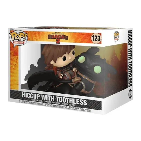 Фігурка Funko Pop Як приручити дракона Беззубик Іккінг How to Train Your Dragon Hiccup Toothless 15 см HD 123 - фото 3