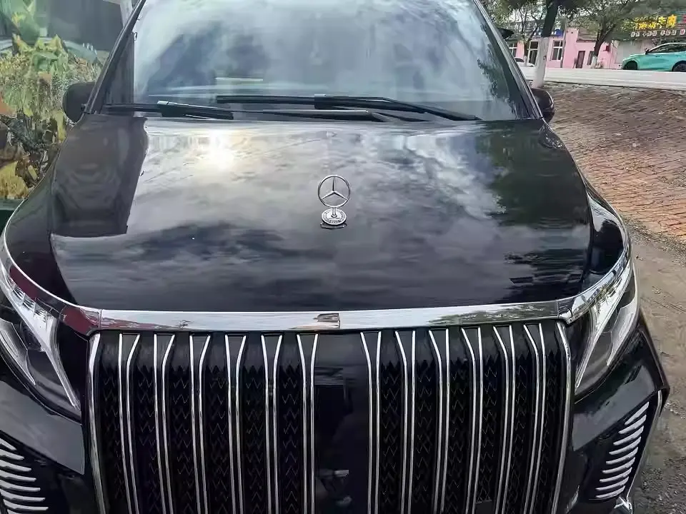 Емблема приціл на капот Mercedes-Benz Хром+напис Синя 55 мм Універсальний метал на скотчі (OEM: A2108800186) - фото 3