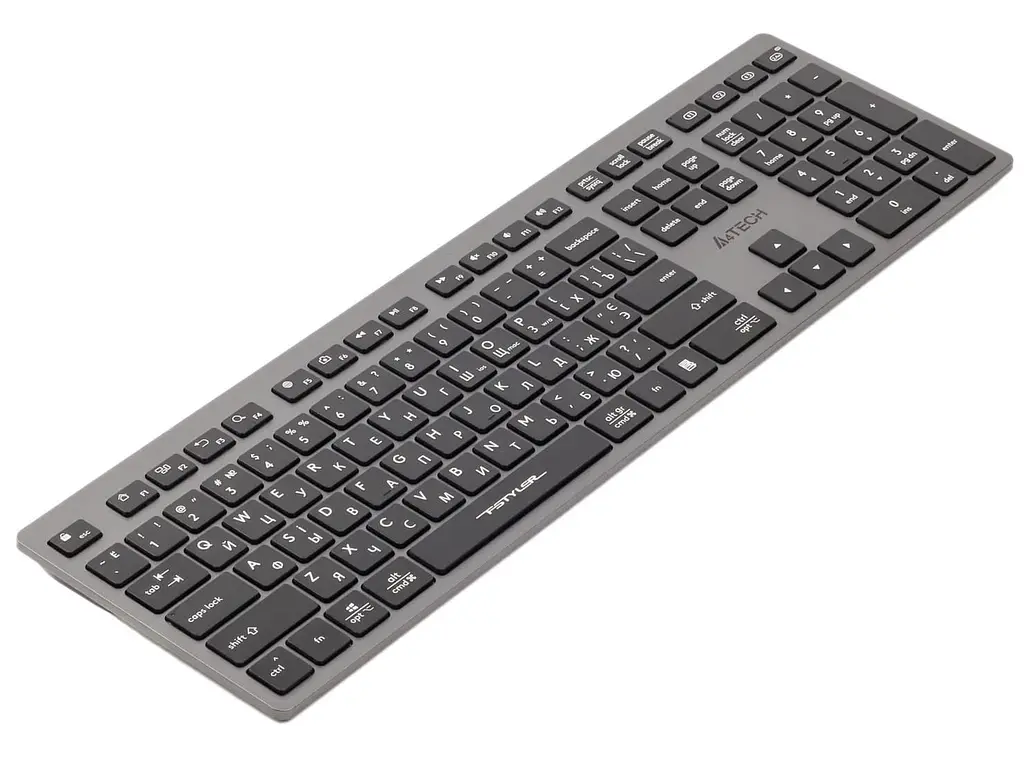 Клавіатура A4Tech Fstyler FBX50C Wireless Grey (FBX50C (Grey)) - фото 4
