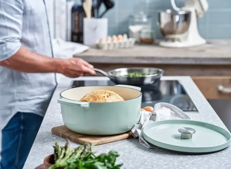 Каструля з кришкою KitchenAid СС007433-001 22 см 3.3 л фісташкова - фото 7