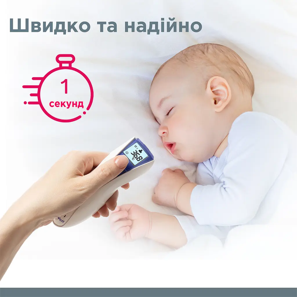 Термометр медичний інфрачервоний WF-5000 B.Well (WF-5000-2335) - фото 8
