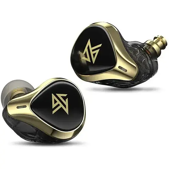 Беспроводные Bluetooth наушники KZ SA08 Pro с арматурными излучателями и поддержкой AptX черные - фото 2