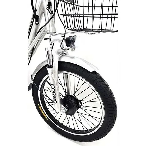 Електровелосипед Corso двомісний 600W 60V 18Ah сірий - фото 2