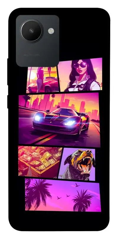 TPU чохол Demsky GTA vibes для Realme C30s