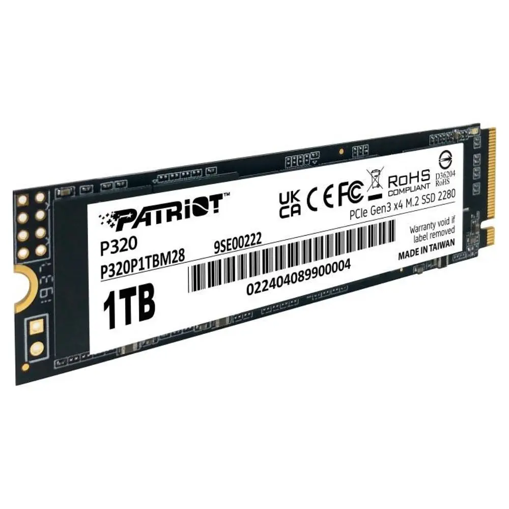 Накопичувач SSD M.2 Patriot P410 1TB NVMe 2280 PCIe Gen4 x4 5000/4500 TLC (P410P1TBM28H) - фото 2