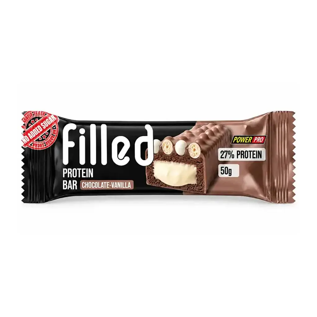 Filled Bar 27% — 10 × 50 г Chocolate Vanilla