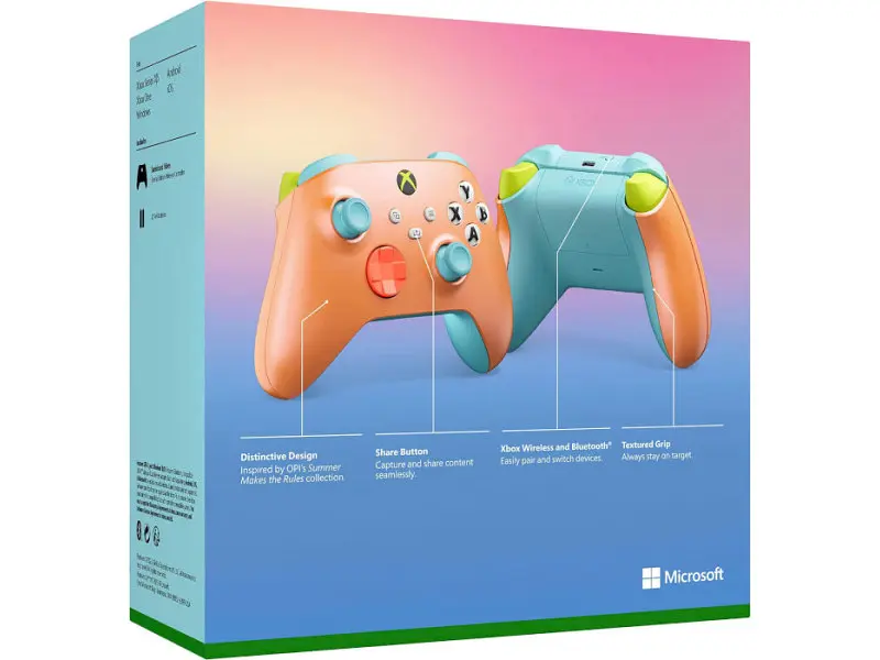 Геймпад Microsoft Xbox Series X | S Wireless Controller Sunkissed Vibes OPI Special Edition (QAU-00118) - фото 3