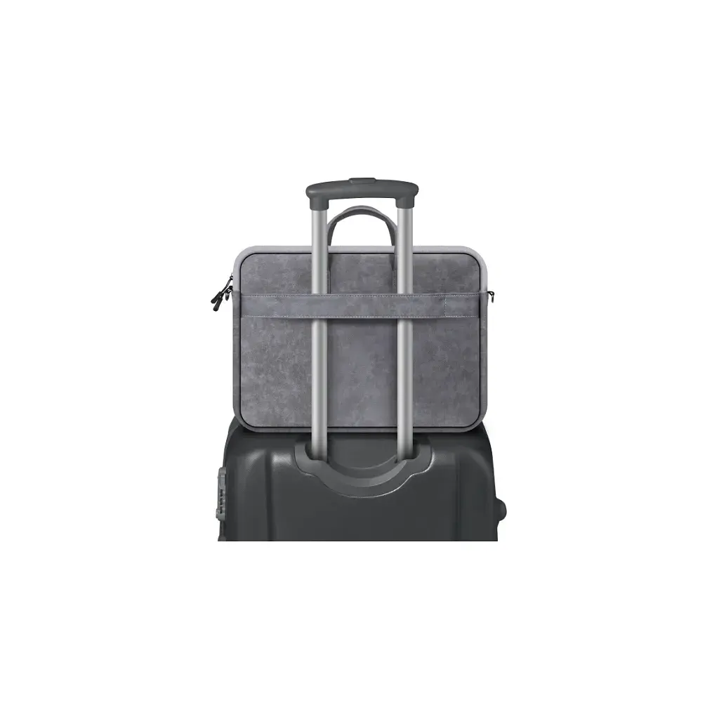 Сумка для ноутбука Defender 15.6" Solid PU gray (26088) - фото 2