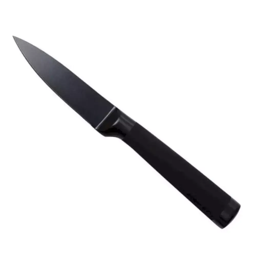 Ніж для чищення овочів Bergner Blackblade 8,75 см (BG-8771)