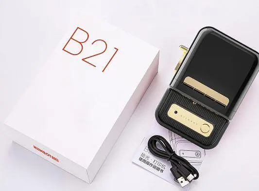 Принтер етикеток стікерів Niimbot B21 Black, термопринтер | + рулон етикеток (230 шт) - фото 8